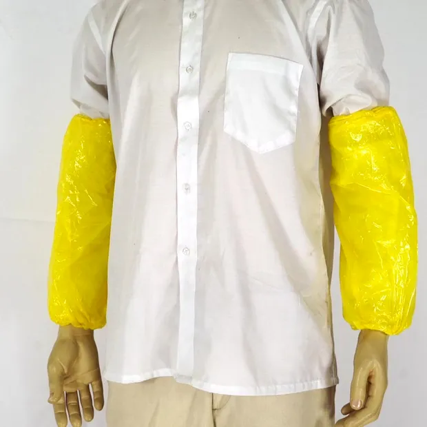 Waterproof Protective Medical/Surgical/CPE/SMS/PP/Nonwoven/Plastic Disposable PE Sleeve Cover for Household Cleaning/Clean-Room/Food Processing/Industry/Service